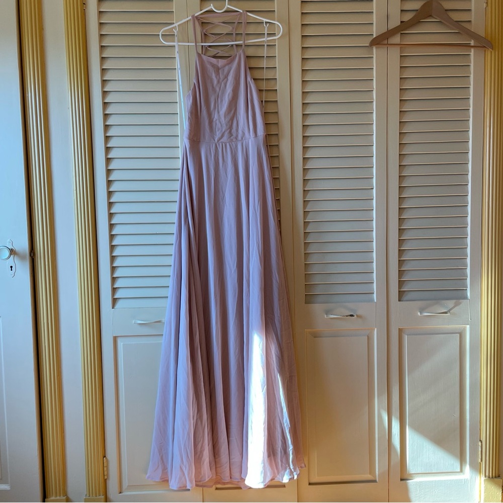 Lulus lace-up Maxi Dress
